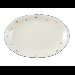 Serveerschotel ovaal Marie-Luise Strooibloem 310mm