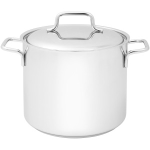 Kookpan hoog Apollo met deksel inductie 18/10 5,00L