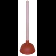 Gootsteenontstopper met houten steel