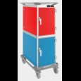 Thermobox CF180 blauw+rood 6+6 x GN 1/1 Actief gekoeld + Convectie verwarmd