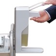 Desinfectie dispenser t.b.v. serveerwagens ronde buis