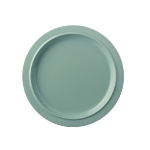 Bord ontbijt retro groen 220mm