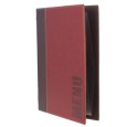 Menumap rood met opdruk A4