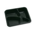 Menuschaal MM3/53 zwart 200st