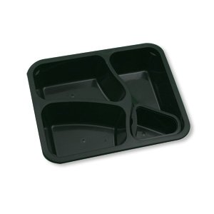 Menuschaal MM3/53 zwart 200st
