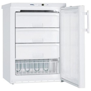 Vrieskast GGU 1500 Staal/wit