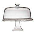Taartplateau met stolp glas Palladio 310mm