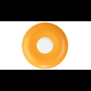 Schotel espresso oranje 120mm