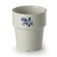 Melkbeker XL wit Fleuri