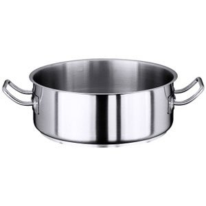Kookpan zonder deksel laag 18/10 240mm - 4,50L