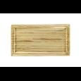 Bord plat rechthoekig Spot Garnet 385x210x24mm
