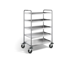 Serveerwagen SW 8 x 5-5 staalverzinkte wielen