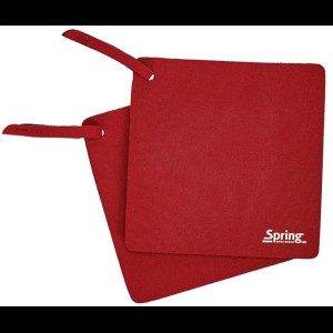 Pannenlappen rood set 2 stuks
