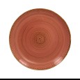 Coupebord plat Twirl Coral Ø280mm