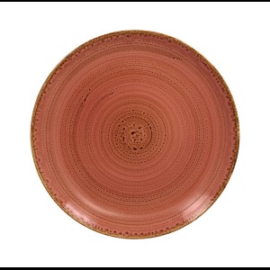 Coupebord plat Twirl Coral Ø280mm