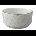 Dip-schaal Rustic wit 65mm
