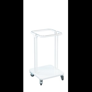 Afvalzakhouder verrijdbaar wit 40L