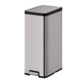Ecomaid pedaalemmer grijs mat rvs 45L