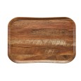 Dienblad Century Wood Grain Brown Oak 1/1GN