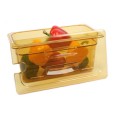 Gastronormdeksel 1/3, met greep en lepeluitsparing