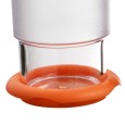 Deksel-revalidatiebeker Saucer 16cl oranje