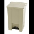 Pedaalemmer vierkant beige, 45L
