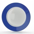 Bord met brede rand Blauw 170mm