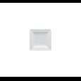 Bord plat vierkant Charm Plus Polaris White 124x124x22mm