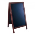 Stoepbord "Mahogany" inklapbaar