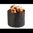 Kraftpapier broodmand "Paperbag" zwart 240x240mm