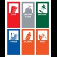Stickerset Magnetisch voor Recycling