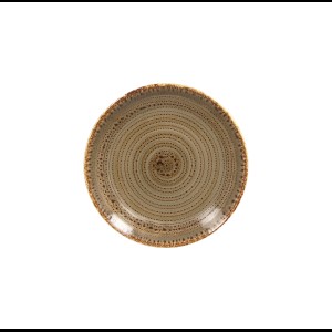 Coupebord plat Twirl Alga Ø180mm