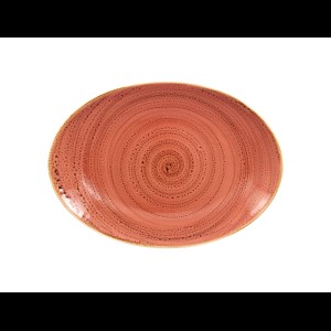 Schaal ovaal Twirl Coral 320x230mm