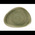 Bord plat organic Spot Emerald 326x250x25mm