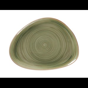 Bord plat organic Spot Emerald 326x250x25mm