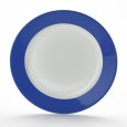 Bord met brede rand Blauw 240mm