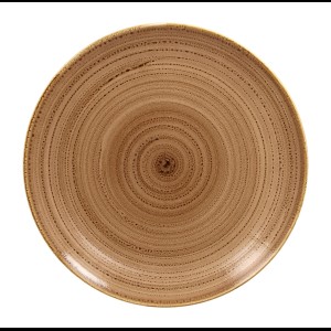 Coupebord plat Twirl Shell Ø310mm
