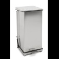 Industriële pedaalemmer mat rvs 90 liter