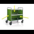 Set zijpanelen aan 3 zijden gekleurd voor serveerwagen SW 8x5