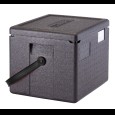 Iso box Cam GoBox Container EPP voor 1/2GN bakken met zwart hendel