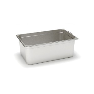 Gastronormbak met verzinkbare grepen 2/4 - 40mm diep
