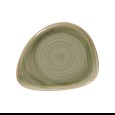 Bord plat organic Spot Emerald 240x195x20mm