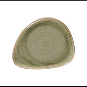 Bord plat organic Spot Emerald 240x195x20mm