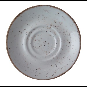 Schotel espresso Rustic wit 120mm